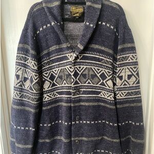 Lucky brand Aztec cardigan sweater